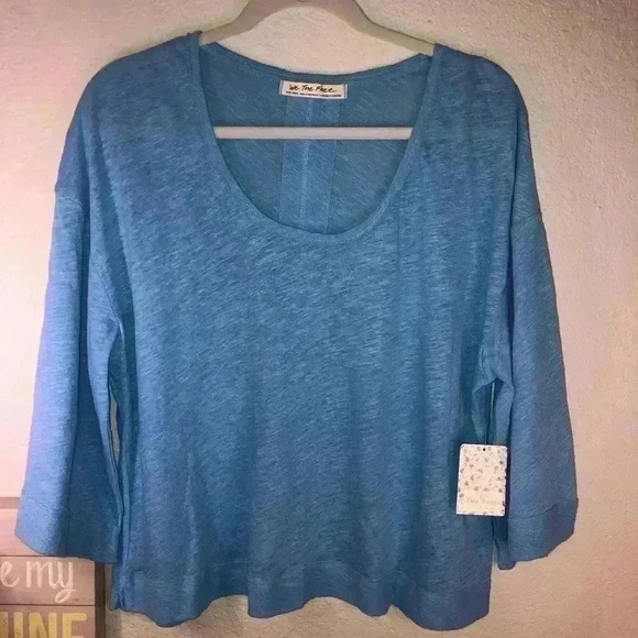 Free People We The Free Fresh Start Cool Morning Blouse XS NWT - Picture 1 of 4